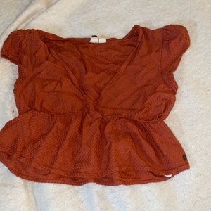 Peplum crop top